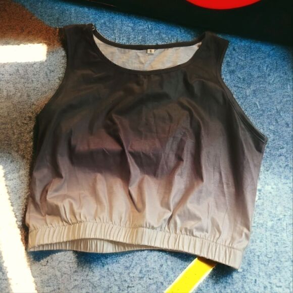 Ombre Cropped Top Size S New - Picture 2 of 6